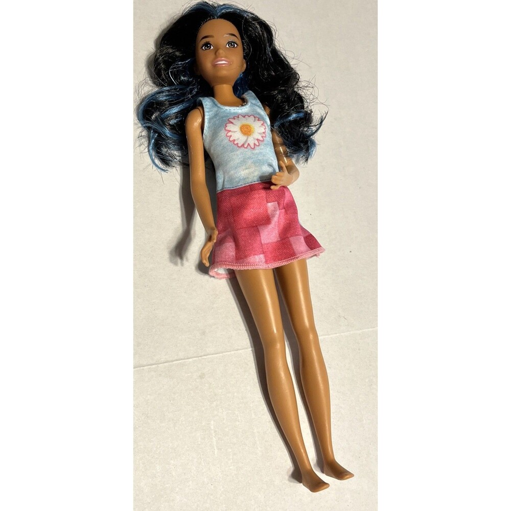 Mattel Barbie Skipper Doll Babysitters Inc Black Hair Blue Streaks 2010 Rare 10”